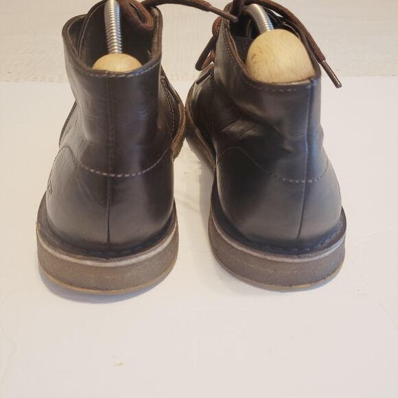 UGG Boots Mens 9 Brown Leather Leighton Chukka Desert Lace Up S/N 3275 Casual - Picture 5 of 10